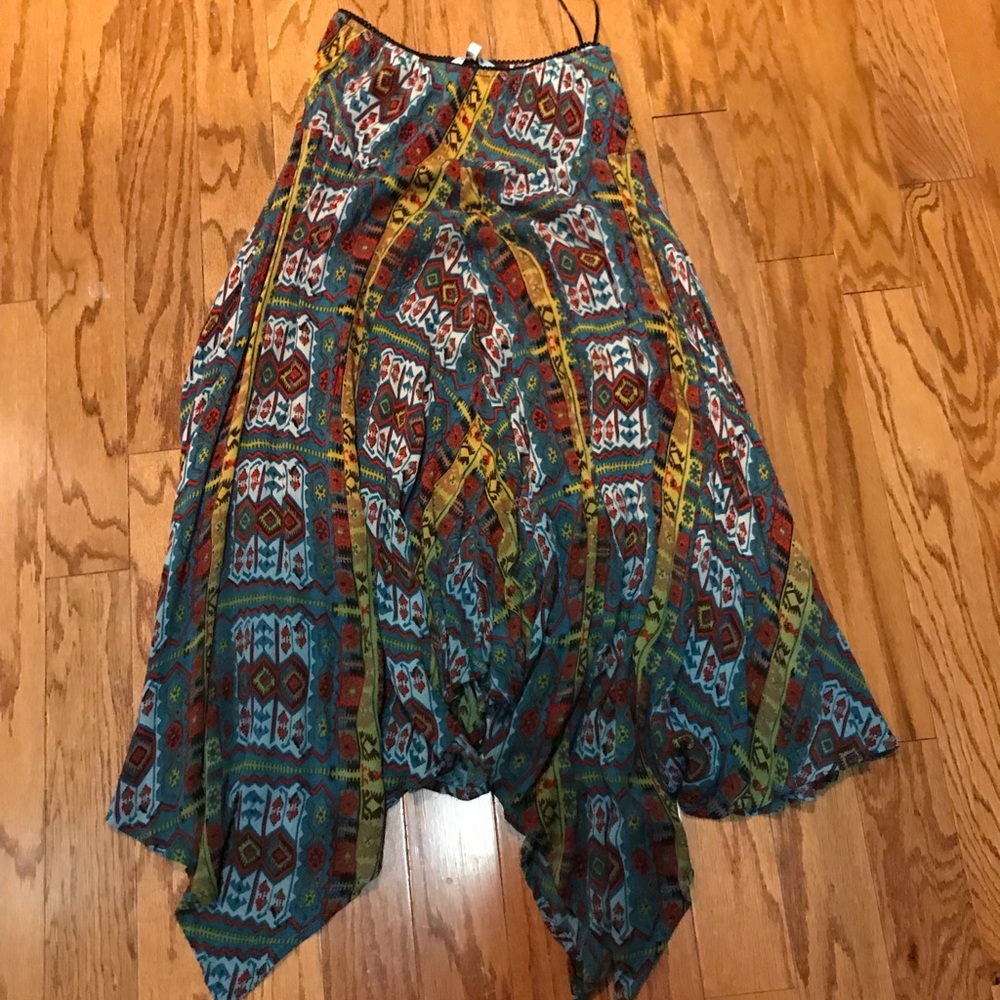 Western maxi skirt